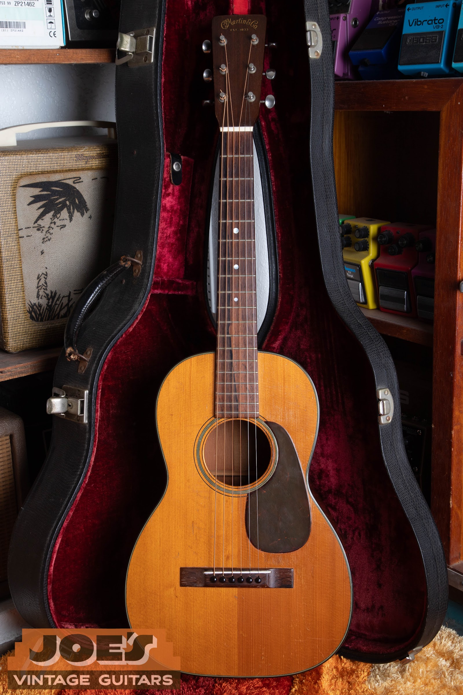 1950 Martin 5-18 Terz, the baby Martin, photographed at Joe's Vintage Guitars in Mesa, Arizona.